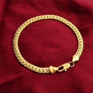 New 18k Gold Unisex Bracelet